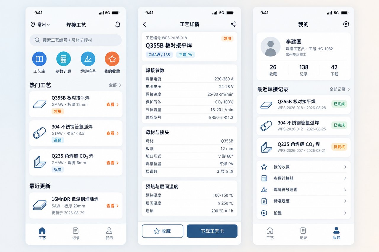 焊接加工厂小程序开发案例:从纸质工艺卡到扫码查参数