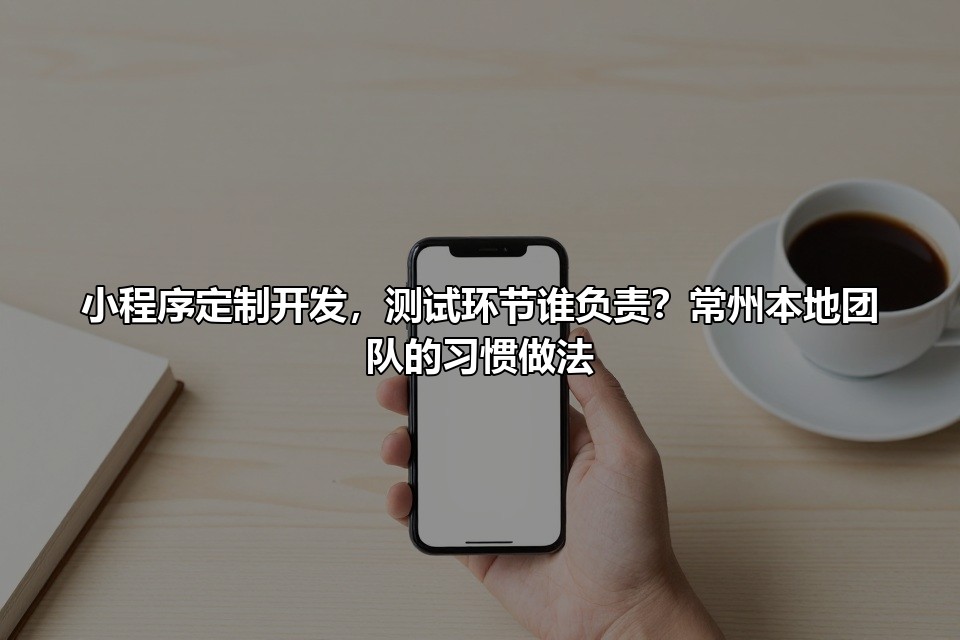 小程序定制开发，测试环节谁负责？常州本地团队的习惯做法