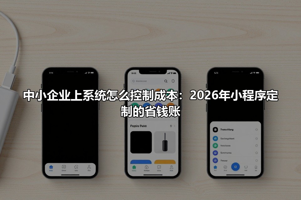 中小企业上系统怎么控制成本：2026年小程序定制的省钱账