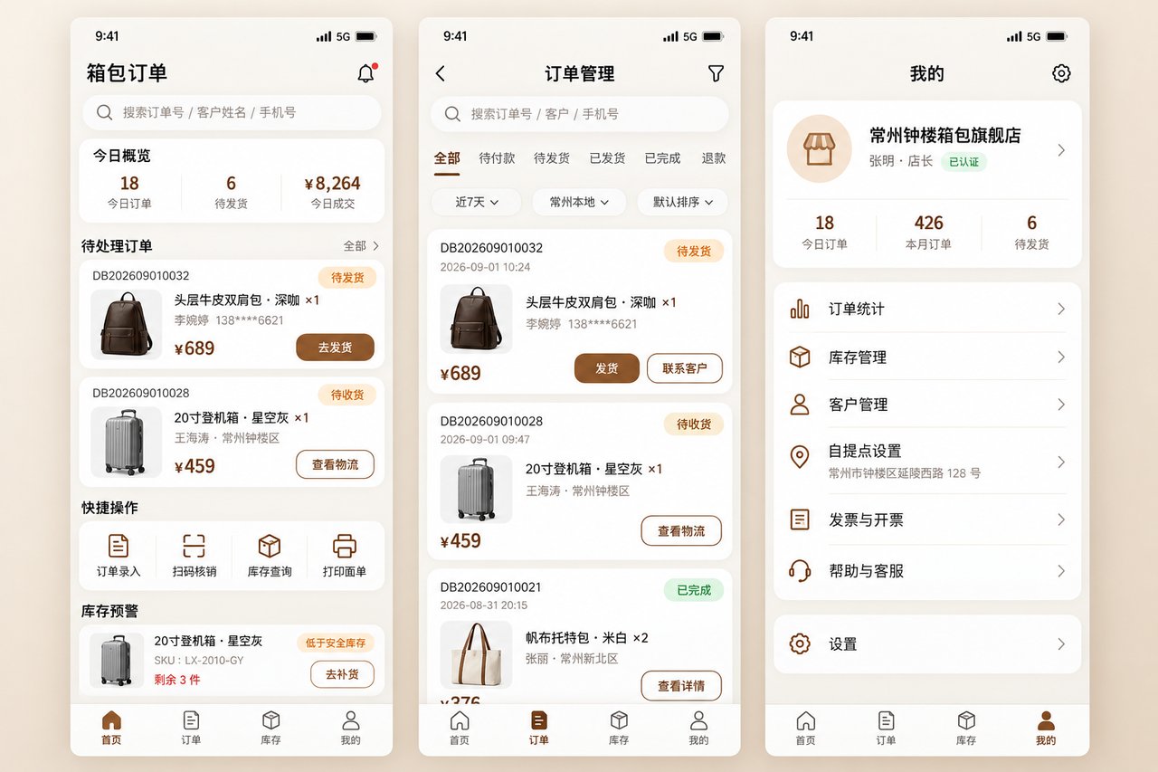 箱包批发商订单小程序开发案例:从微信接龙到订单自动汇总