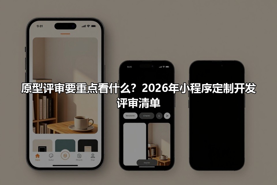 原型评审要重点看什么？2026年小程序定制开发评审清单