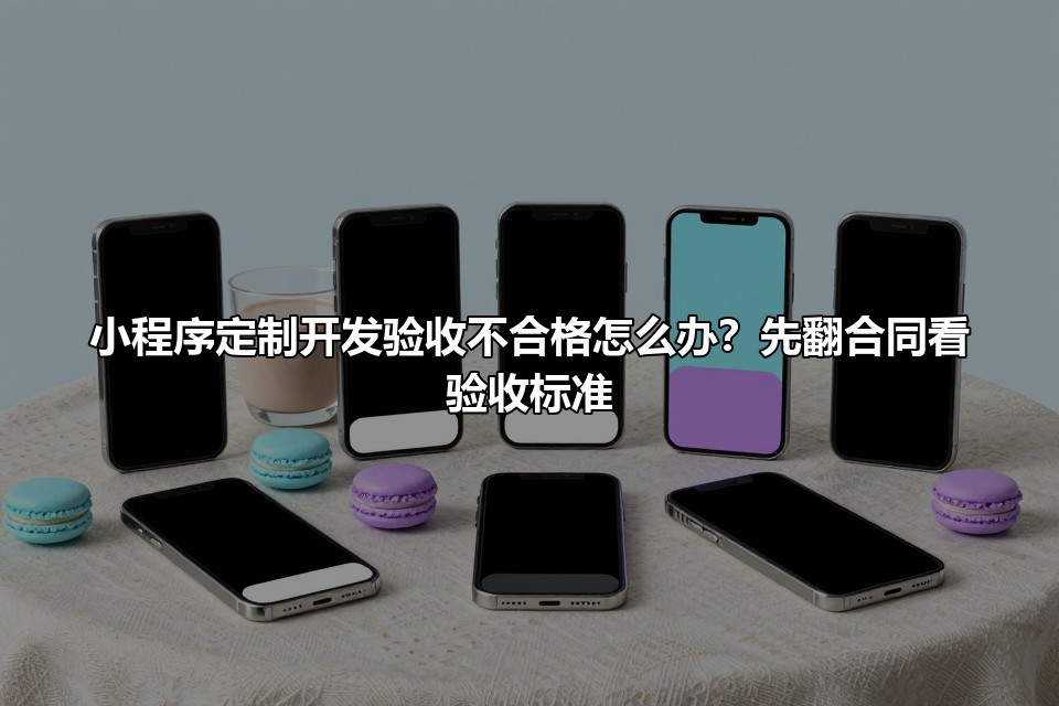 小程序定制开发验收不合格怎么办？先翻合同看验收标准