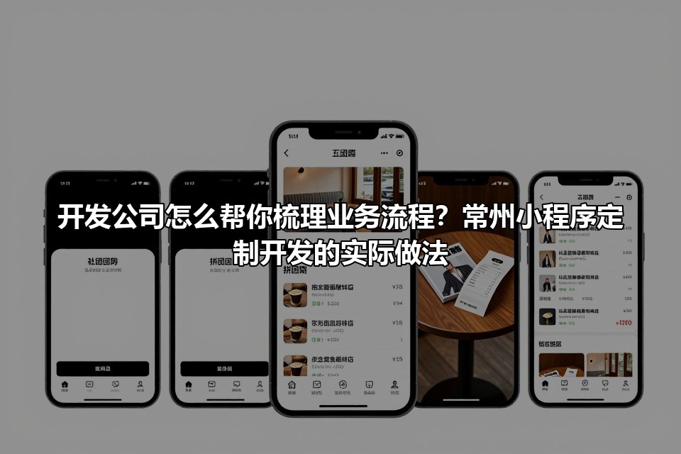 开发公司怎么帮你梳理业务流程？常州小程序定制开发的实际做法