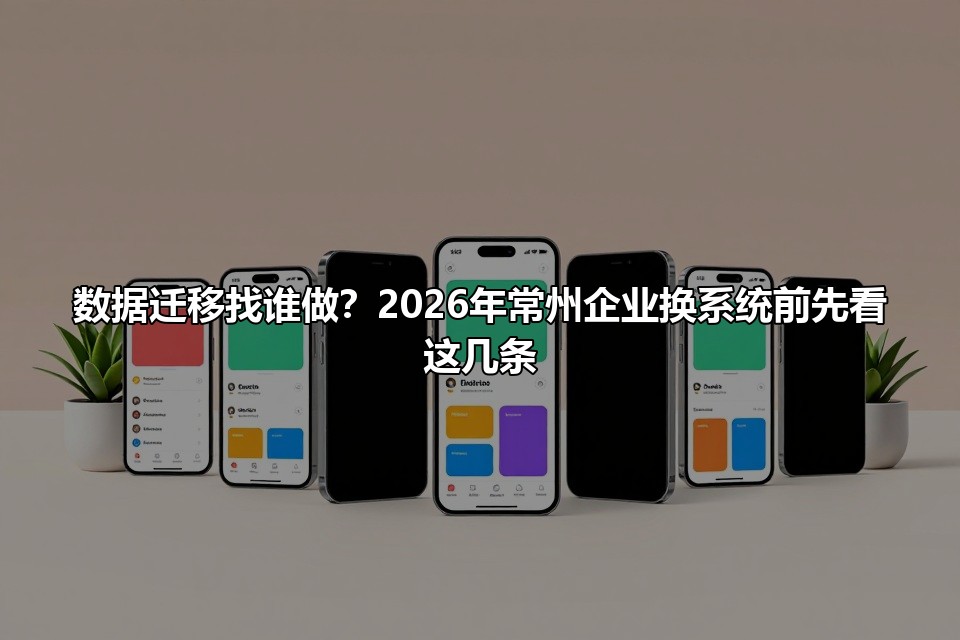 数据迁移找谁做？2026年常州企业换系统前先看这几条