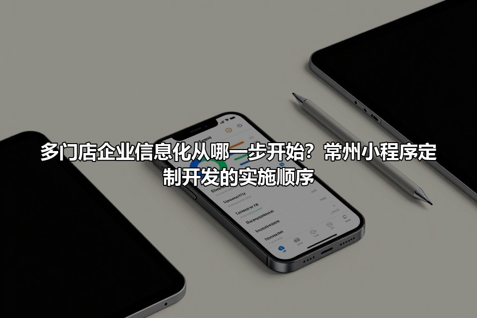 多门店企业信息化从哪一步开始？常州小程序定制开发的实施顺序