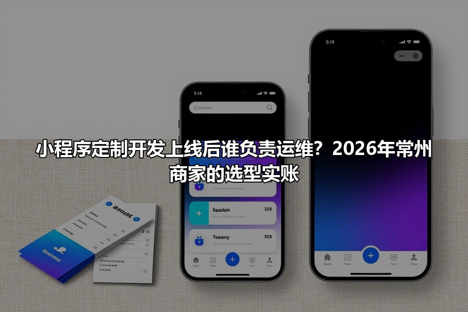 小程序定制开发上线后谁负责运维？2026年常州商家的选型实账
