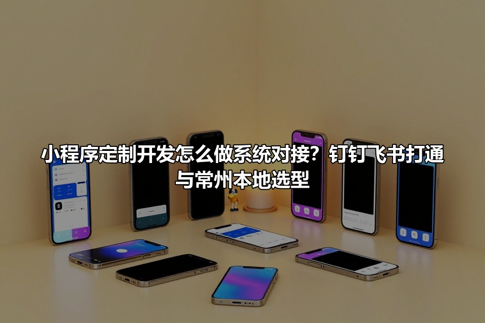 小程序定制开发怎么做系统对接？钉钉飞书打通与常州本地选型