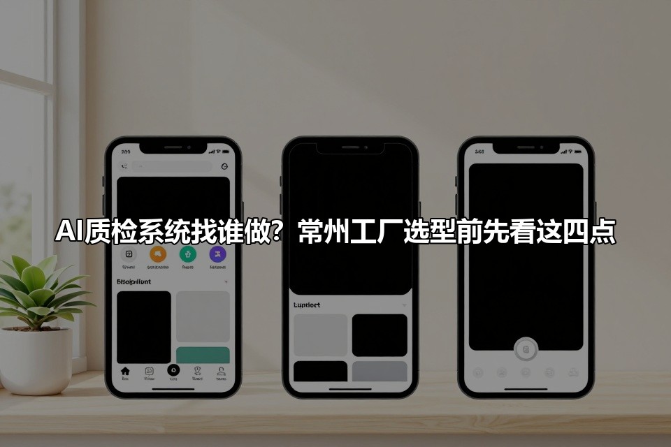 AI质检系统找谁做？常州工厂选型前先看这四点