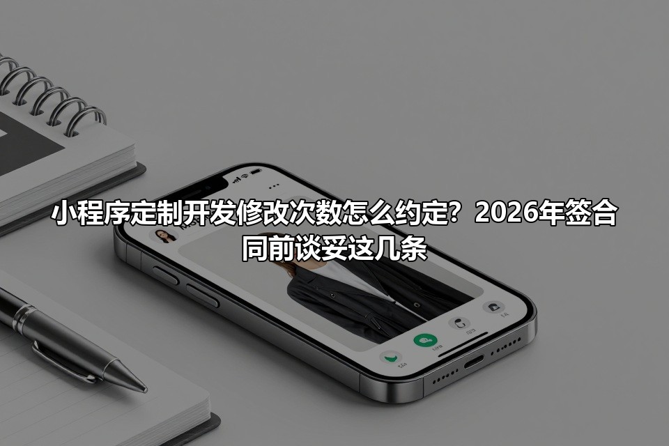 小程序定制开发修改次数怎么约定？2026年签合同前谈妥这几条