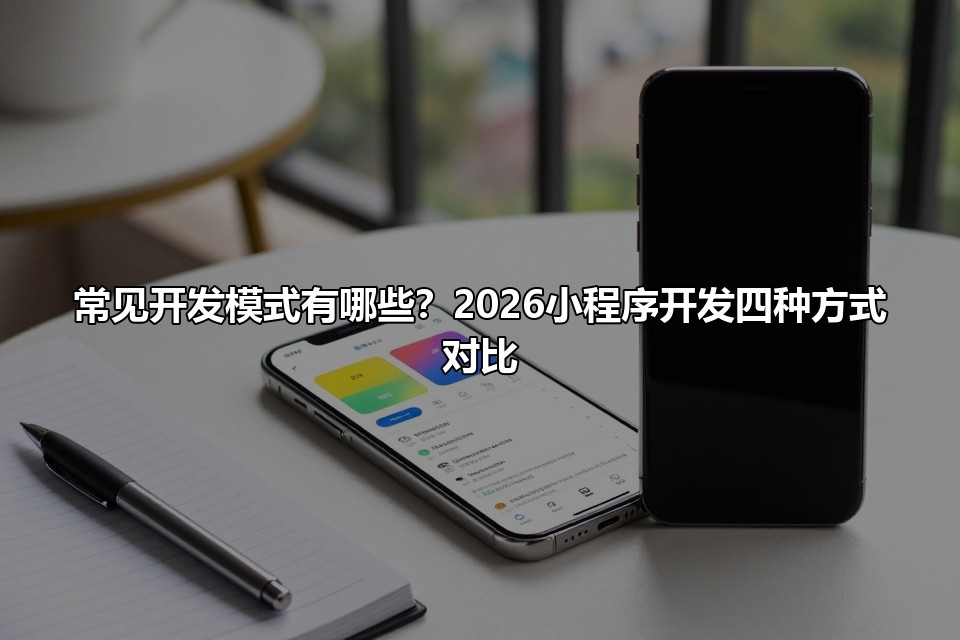 常见开发模式有哪些？2026小程序开发四种方式对比