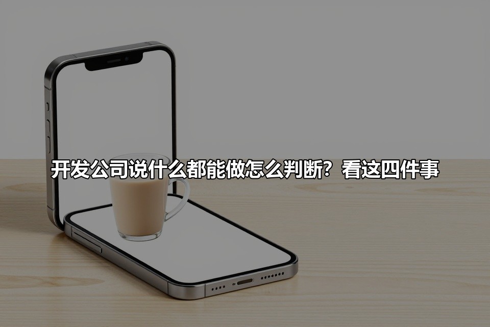 开发公司说什么都能做怎么判断？看这四件事